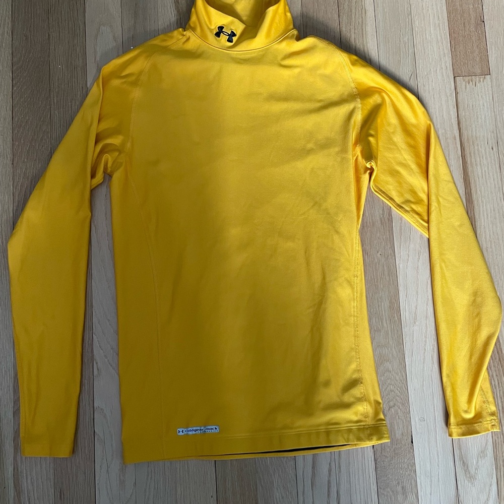 Under Armour Gold ColdGear Mock Top